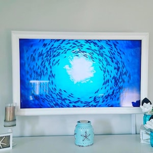 TV Frame For ANY Televisions, Decorative TV Frames, Made To Order Flat Screen Tv Frames, Aesthetic Room Decor, Modern