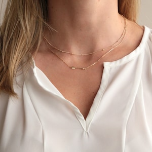 Bridal Party Gift / Layering Necklace / Chain / Layered Necklaces / layeredandlong / Arrow Necklace / Golden Necklace / dainty layering