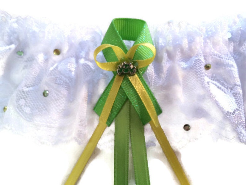 Disney Wedding Garter Disney Princess Jasmine Tiana Alice In Wonderland Set or Single Garter