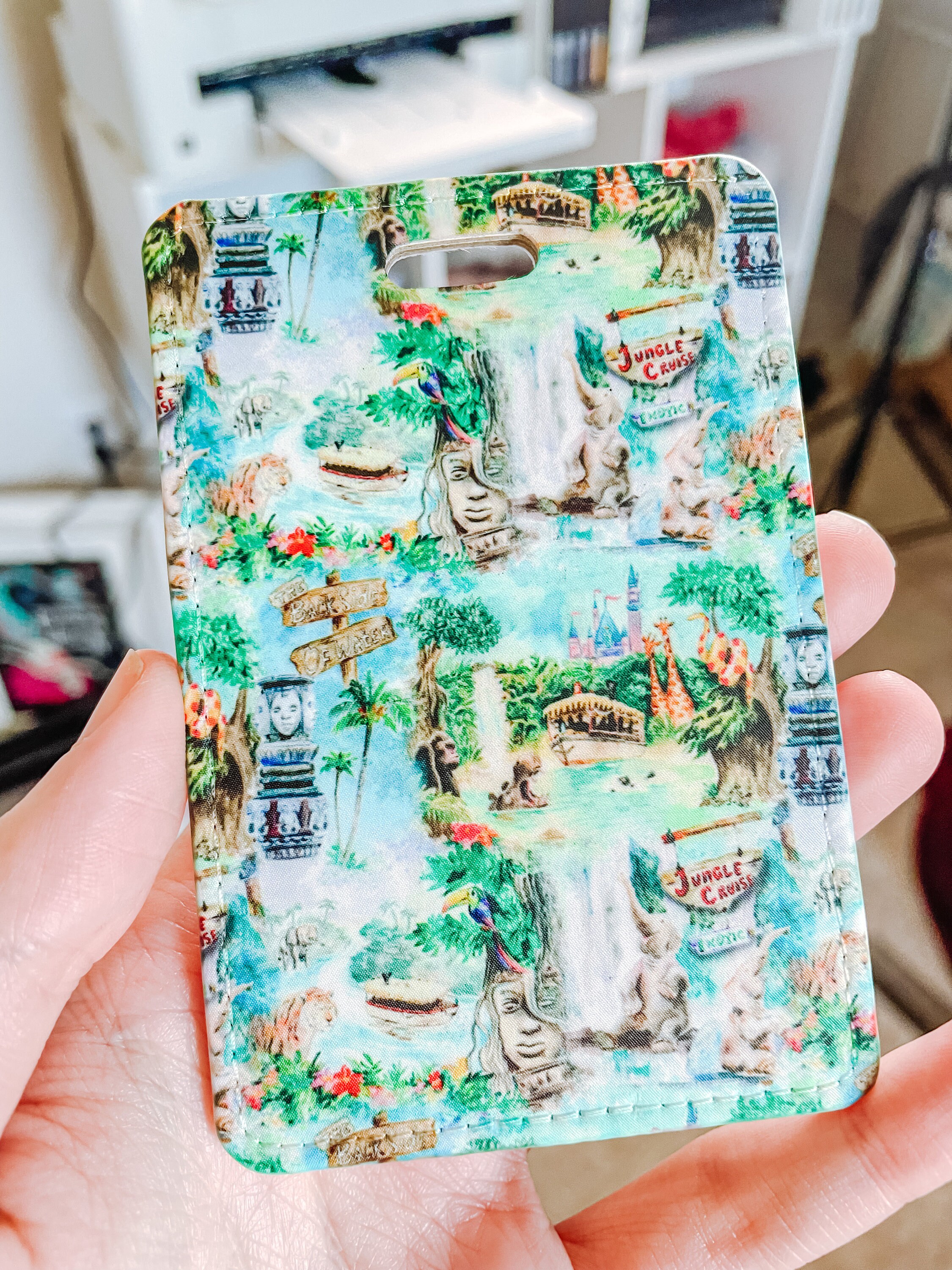 Jungle Cruise Inspired Luggage Tag Disney Vacation Luggage Etsy