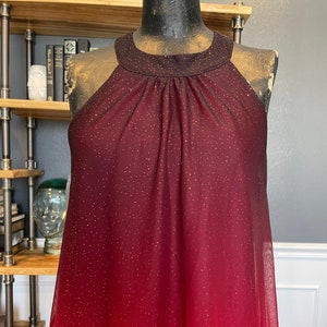 Venus ombre deals glitter long dress