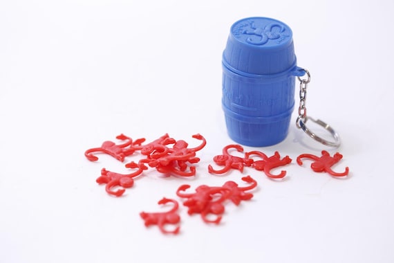 Barrel of Monkeys, Keychain, Basic Fun, Vintage, … - image 2