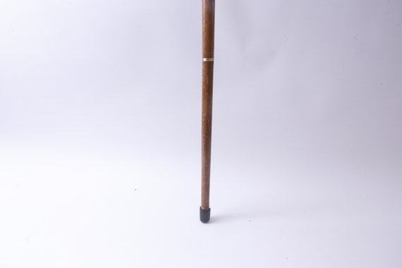 ワシ、鳥、頭、杖、35 インチ、杖、折りたたみ式、ブラウン、メタル