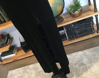 Tadashi, Black, Evening, Long Dress, Deep V Neck, Short Tadashi, Black, Evening, Long Dress, Deep V Neck, Short