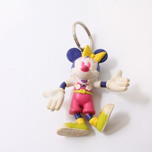 Disney, Minnie Mouse, Keychain, Key Ring, Vintage, Cartoon, Collectible, ~ 250507-WH 234