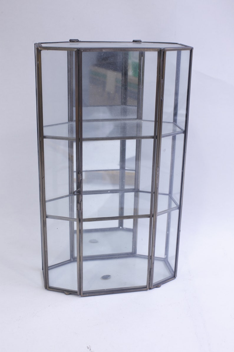 Small Glass Knick Knack Coffin Shelf Storage Etsy