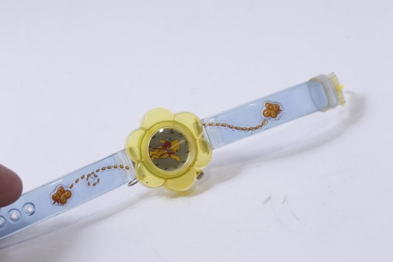 Disney, Winnie The Pooh, Flower, Disney Store, Wristwatch, Watch, Digital, 1990s, Vintage, Collectible, Gift, 250317-WH 153