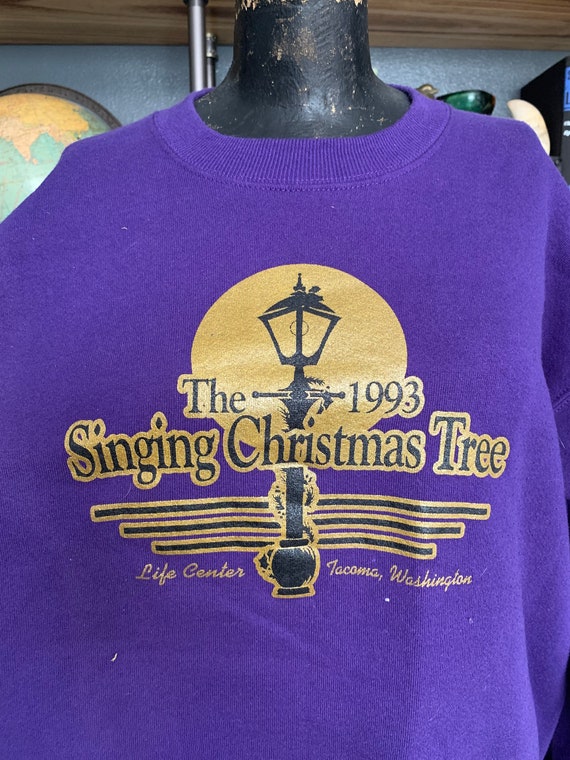 Lee, Purple Sweatshirt, The 1993 Singing Christma… - image 2