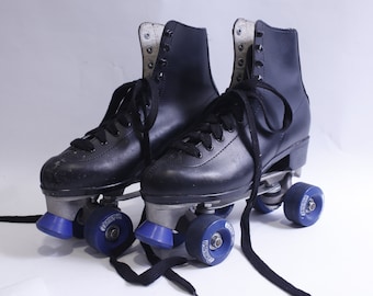 Vintage Chicago Skates, Roller Derby, Sports Footwear, Authentic, Dark Colors WH-011 187