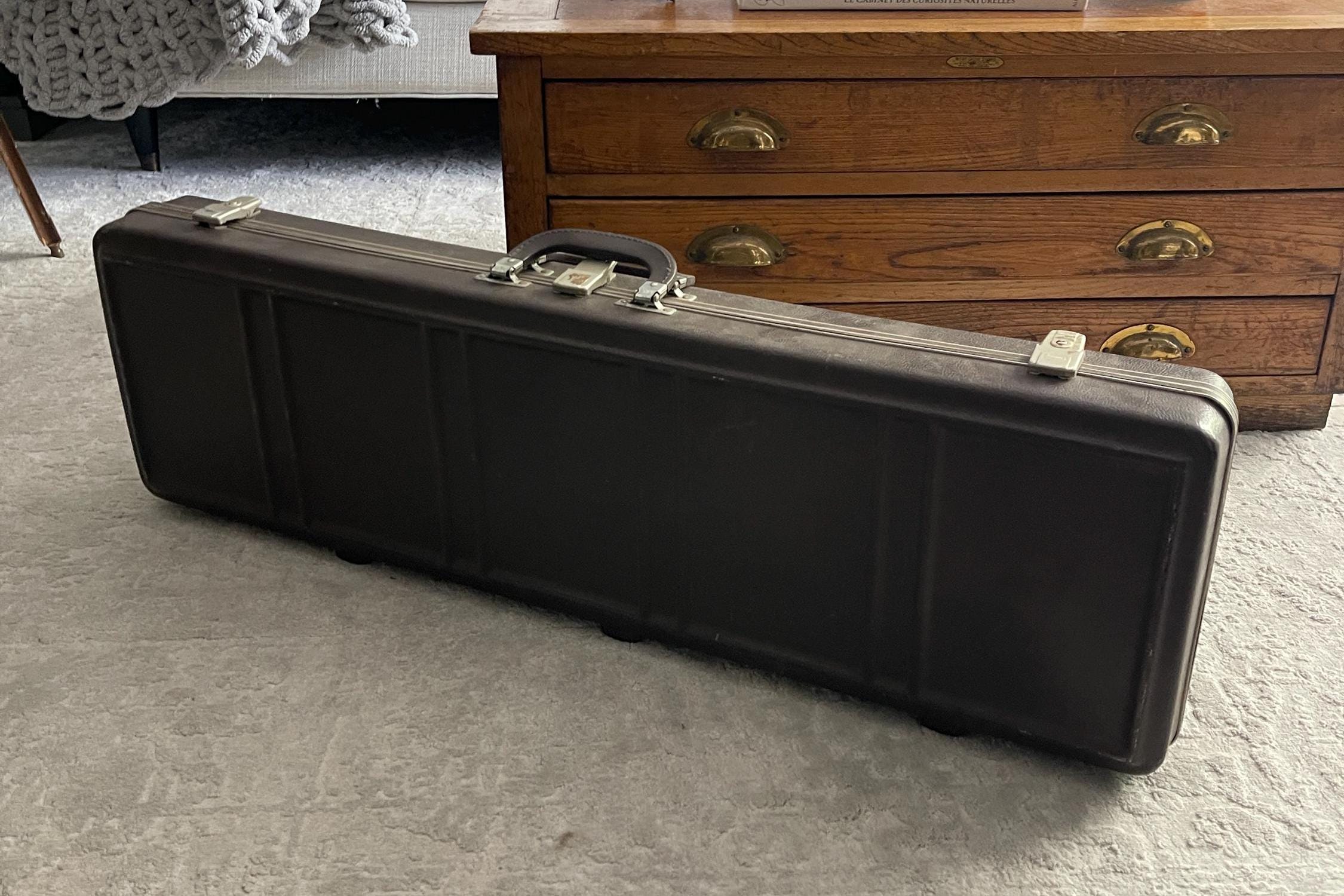 Challenger Brown Hard Carry Vintage Gun Case, 37 Inches, Travel