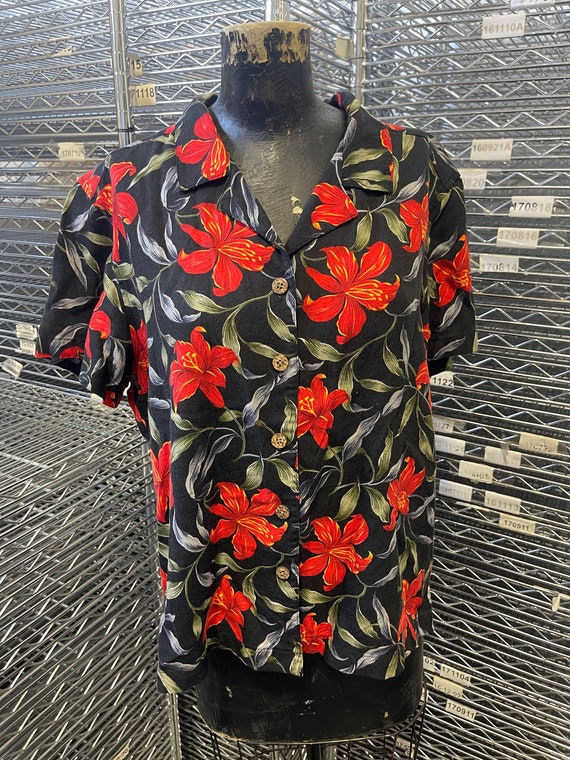 Haut Léger En Soie Rose-orange Jaclyn Smith - Taille Plus XL - Occasion Très Bon état