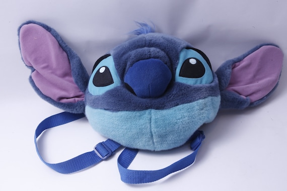 Lilo & Stitch, Head, Face, Blue Purple, Bag, Backpack  display picture 1