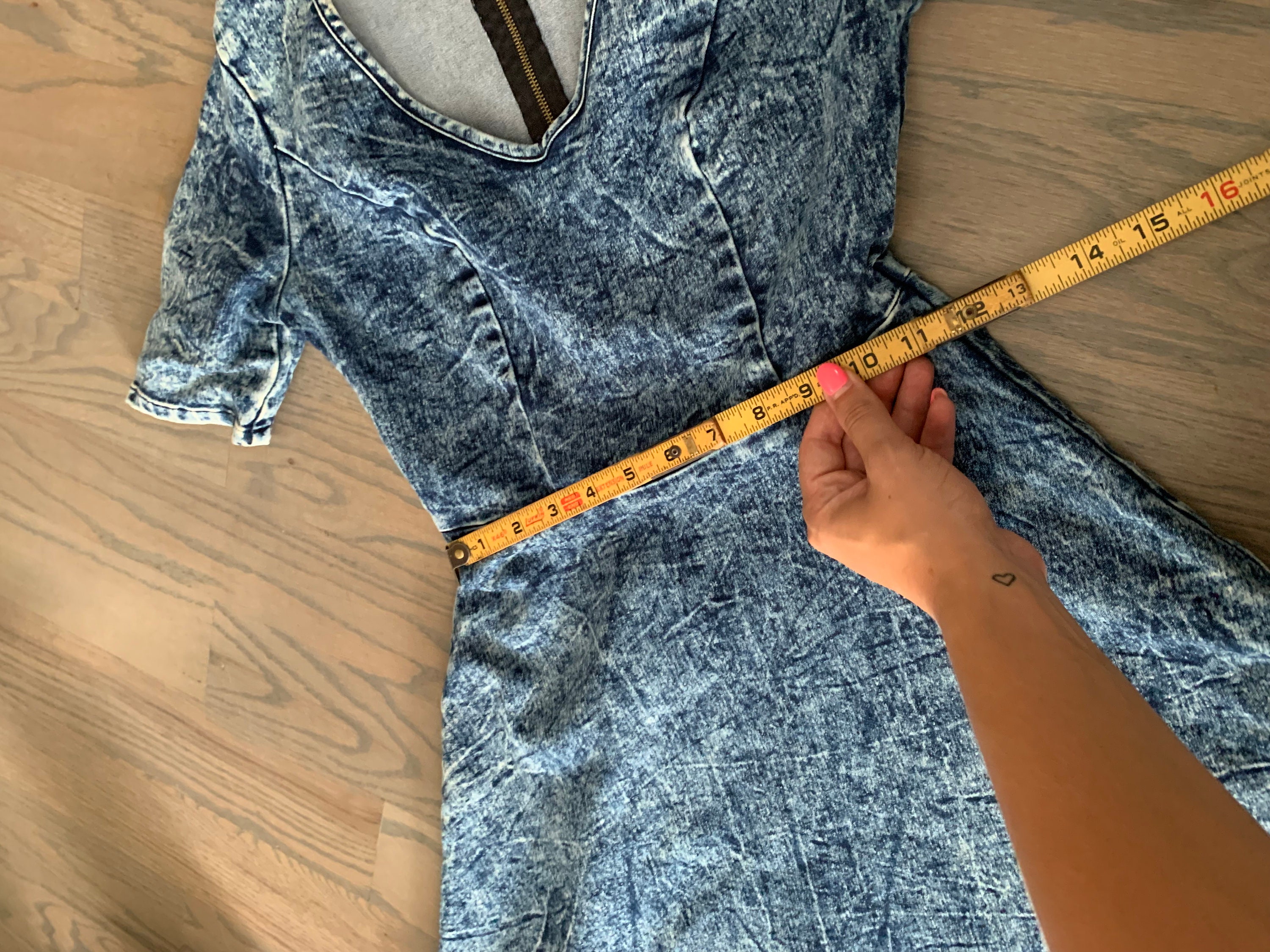 charlotte russe denim dress Bodycon denim dress. Brand is Charlotte Russe and