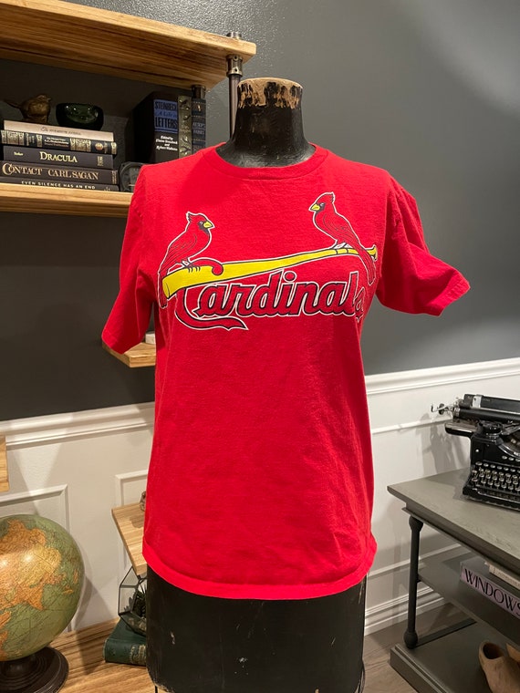 Majestic T Shirt Mens XL Short Sleeve Red St Louis Cardinals