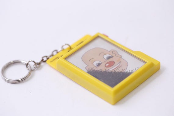 Wooly Willy, Keychain, 1996, Basic Fun, Miniature… - image 1