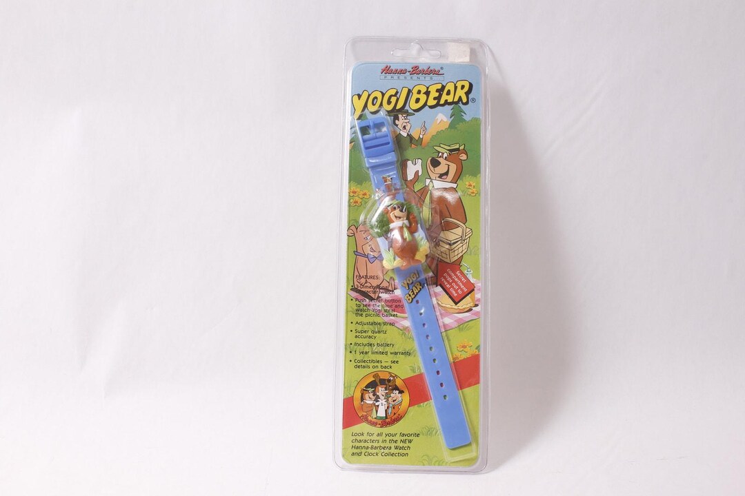 Hanna-barbera Yogi Bear Digital Watch 1990s Vintage Gift Idea