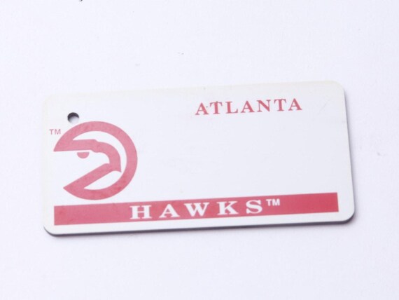 26 Tags Atlanta Hawks, NBA, Basketball, Tag Express, Name Tag, Keychain, ID Tag, Gym Bag Tag, Label, Outfit, Accessory, Vintage, ~ M-03-01