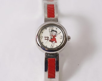 Betty Boop Small Watch by Valdawn Japan 8-inch Round Collectible Gift Idea ~ 260219-WH 1001