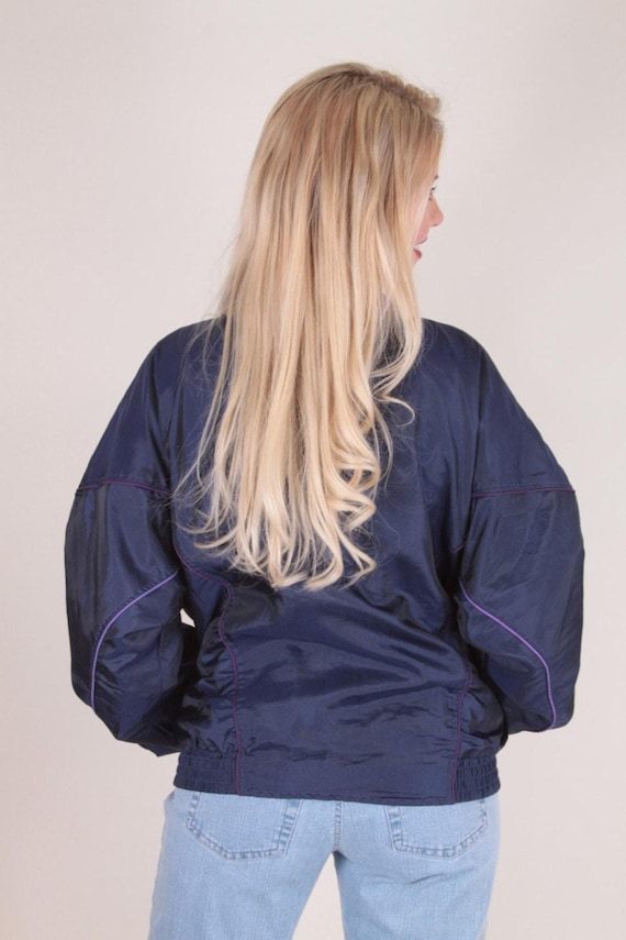 1980s, Patterned, Puffy Jacket, Shiny Jacket, Puf… - image 2