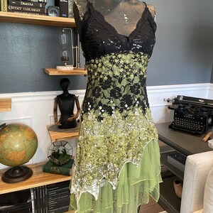 Fairy, Green-black Cocktail Dress, Ever-pretty, Size S, Floral Lace, Asymmetrical Hem, Party, Club, Vintage, ~ 220713-MEL 13 1180 - Etsy Fairy, Green-black Cocktail Dress, Ever-pretty, Size S, Floral Lace, Asymmetrical Hem, Party, Club, Vintage, ~ 220713-MEL 13 1180 - Etsy