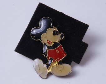 Disney, Mickey Mouse, 1", Figure, Pin, Badge, Cartoon Character, Fashion, Jewelry, Clothing, Accessory, Outfit, Vintage, ~ 20-35-1226