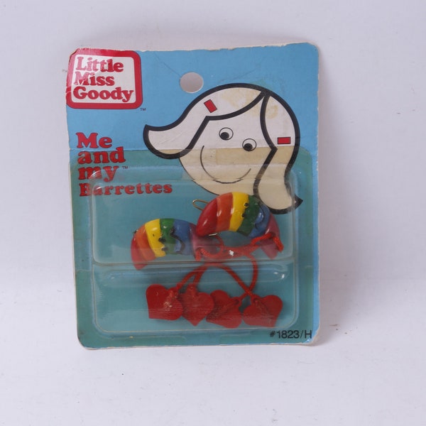 Little Miss Goody, Barrettes, Hairpins, Clips, Hair Accessories, Colorful, Hair, Children, Fashion, Collection, Vintage, ~ 20-01-959