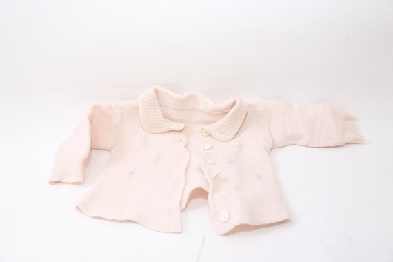 Baby Girl Sweater, Front Buttons, Kids Clothing, Accessory, Outfit, Collectible, Vintage, ~MISC-065 M-03-04