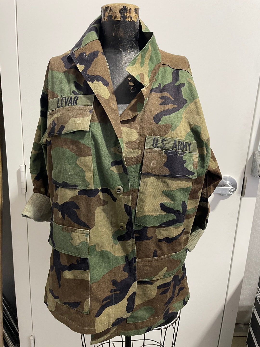 ジャケット・アウター AMERI EMBOSS SHORT ARMY LIKE JACKET US Army, Camo Jacket, Military Jacket, Sword With Crossed