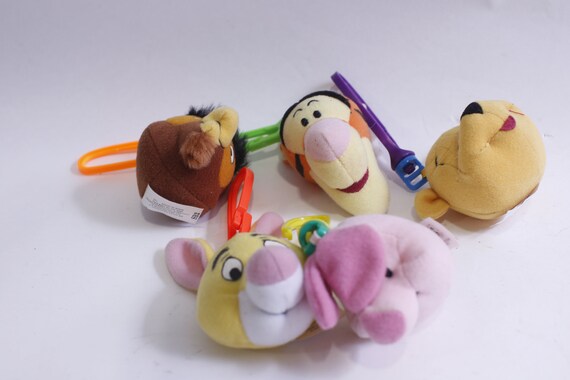 Disney, Winnie the Pooh, Keychains, Set of 5, Ani… - image 1