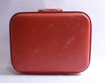 Orange Suitcase, 16x12", Travel, Durable, Stylish, Lightweight, Hardshell, Vibrant, ~ 231018-WH 115