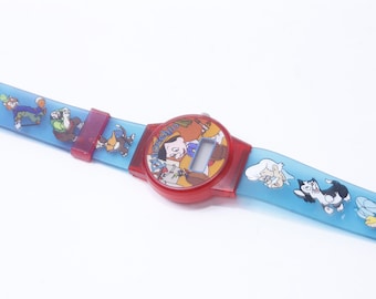 Disney, Pinocchio, Cartoon, Movie, Digital, Wrist Watch, Timepiece, Jewelry, Accessory, Fashion, Outfit, Clothes, Vintage ~ 1319