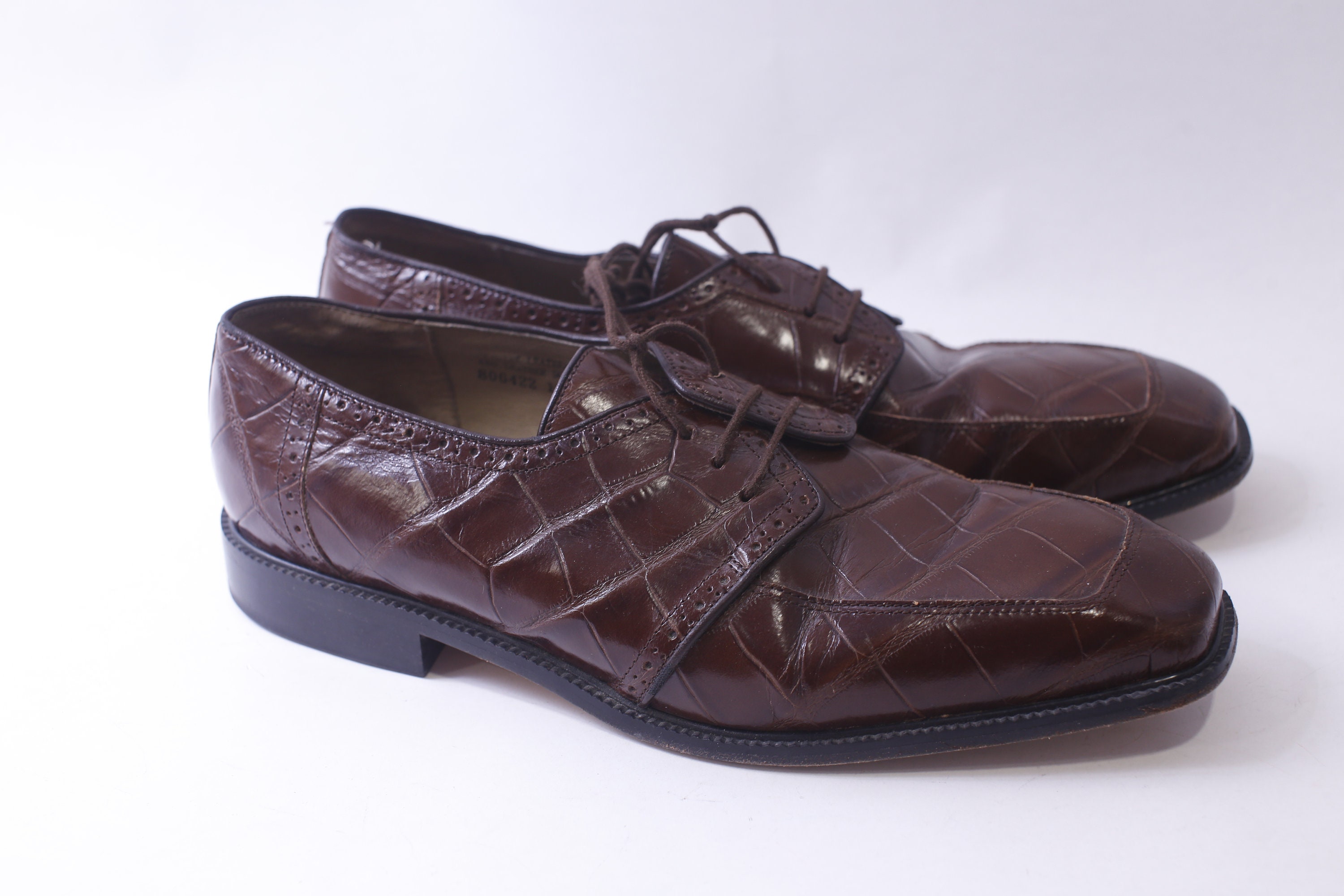 Vero Cuoio, Brown Leather Oxfords, Lace up Dress Shoes, Mens  display picture 3