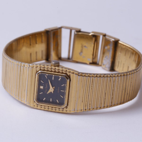Pierre Cardin, Women's, Wrist Watch, Quartz, Rectangle Form, Japan, Timepiece, Jewelry, Accessory, Fashion, Outfit, Vintage, ~ 20-35-1226