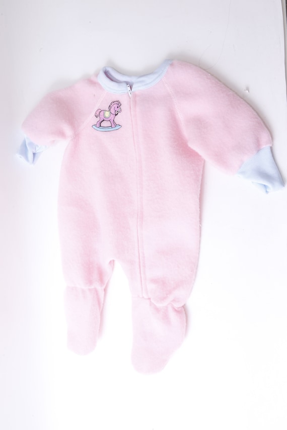 New In Baby Gi Girls Pink Smocked Sleepsuit main image 0