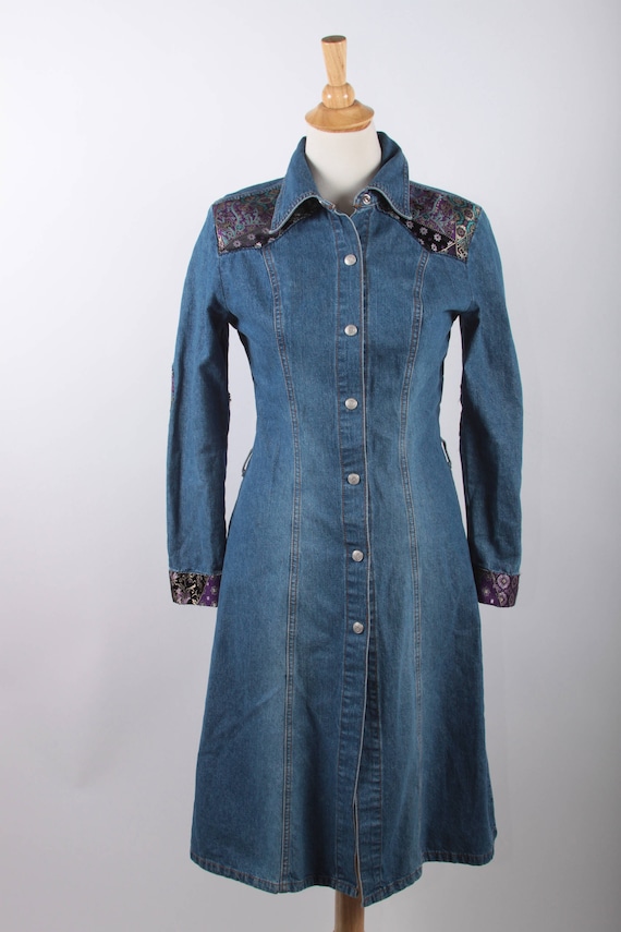 Paris Blues Originals, Denim Dress, Midi, Jean, B… - image 2