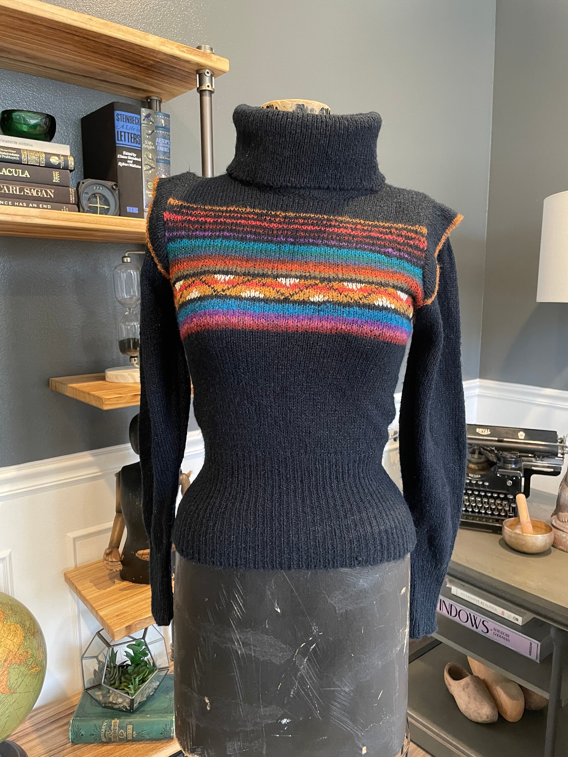 Mariea Kim Sweater Pullover Abstract 