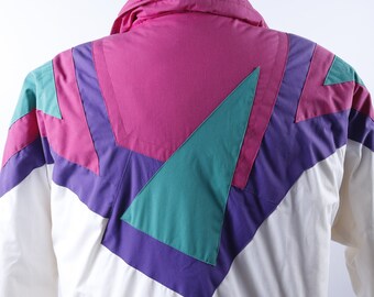 ジャケット・アウター 90s parachute jacket Vintage '80s '90s Parachute Windbreaker Retro Jacket Womens
