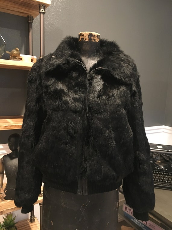 Fitted fur coat clearance