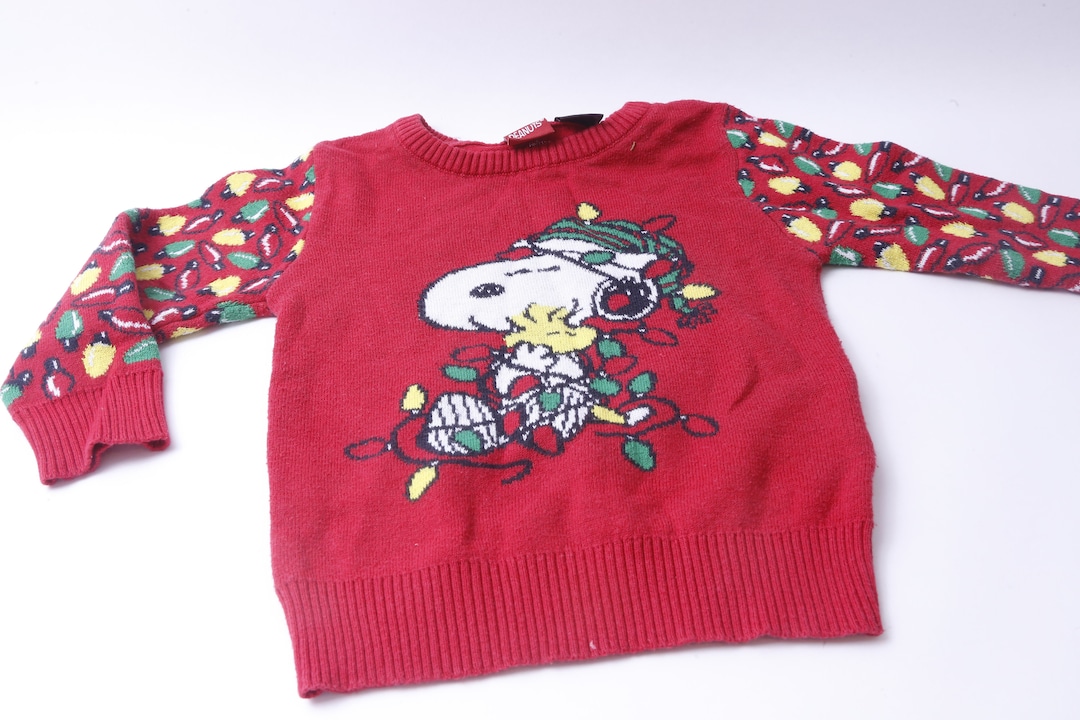 vintage peanuts ルーシー スヌーピー 赤ニット vintage peanuts