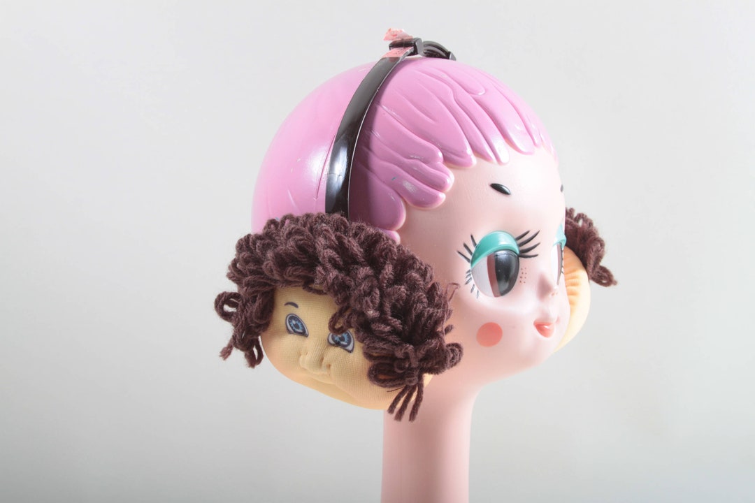 Cabbage Patch Kids Earmuffs, Vintage, Dolls, Chubby Face, Warm, Soft