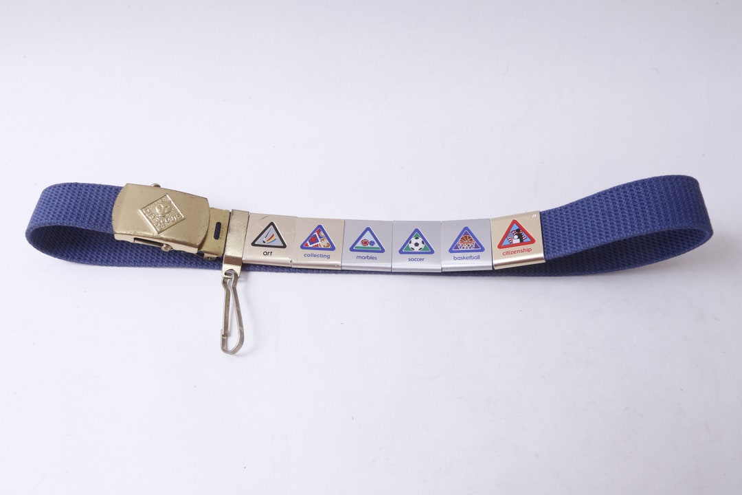 Cub Scouts BSA, Boy Scouts of America, Belt, Metal Buckle, Belt Loop