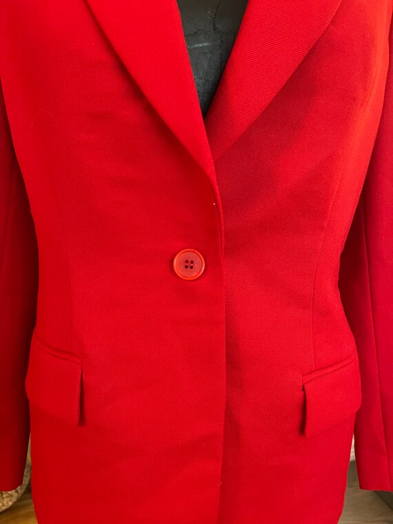 Pendleton, Red, Suit Jacket, Blazer, Long Sleeves… - image 2