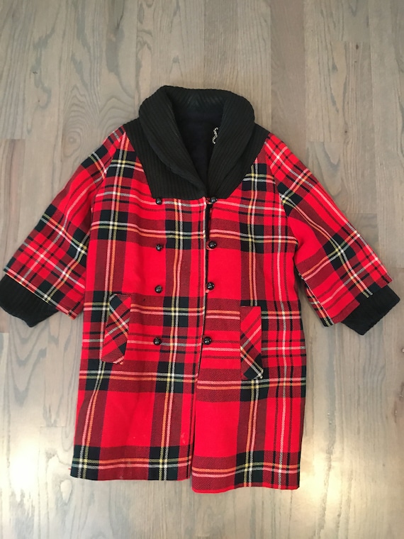 70s Red, Plaid, Tartan, Long Coat, Closed Neck, Long Wide Sleeve, Buttons, Winter, Warm, Fashion, Outfit, Vintage, 20-01-1153 - Etsy 70s Red, Plaid, Tartan, Long Coat, Closed Neck, Long Wide Sleeve, Buttons, Winter, Warm, Fashion, Outfit, Vintage, 20-01-1153 - Etsy