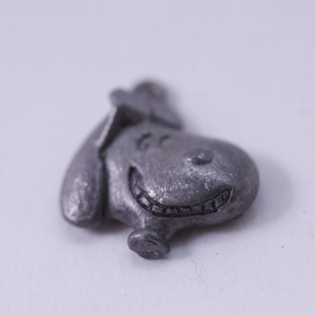 Peanuts, Snoopy, Smiling Face, Pendant, Charm, Pewter Figurine