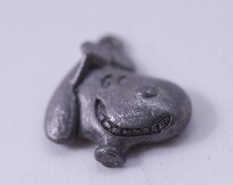 Peanuts, Snoopy, Rosto Sorridente, Pingente, Berloque, Estatueta de Estanho, Starline, Joia, Acessório, ~ 250826-WH 512
