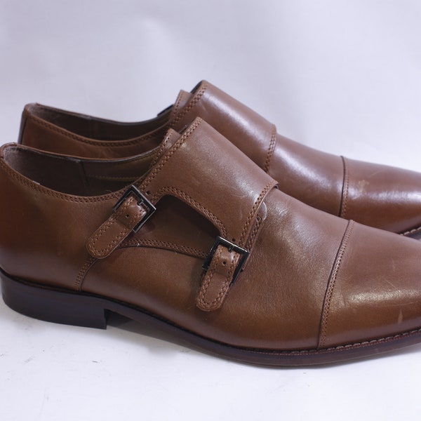 Florsheim, Monk Strap Shoes, Brown, Leather, Classic, Elegant, Timeless, Men's Footwear, Formal, Dress Shoes, Stylish, ~ 230624-GS 34
