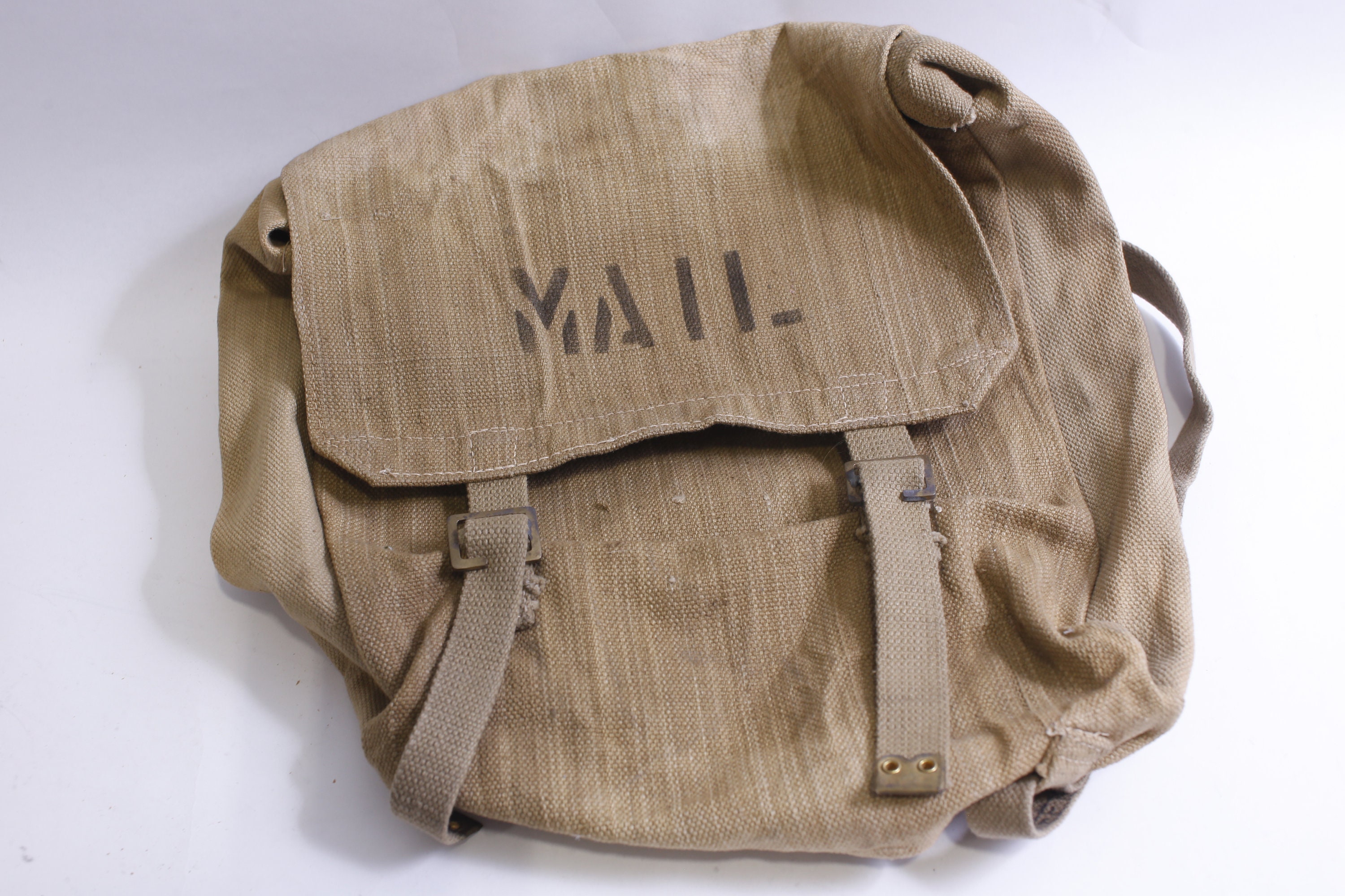 Antique Railway Canvas Leather Mail Bag – LaliSimone