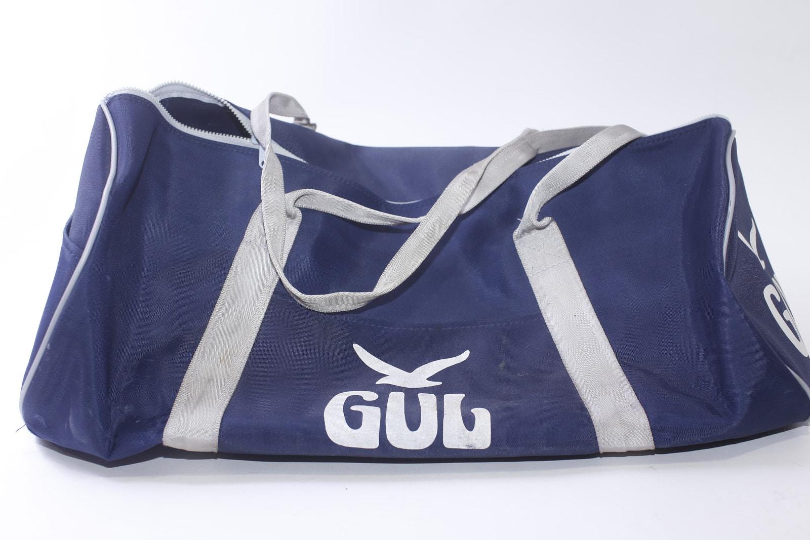 Sac De Sport Vintage K-Swiss – Années 80-90, Rouge Et Bleu, Nylon Léger
