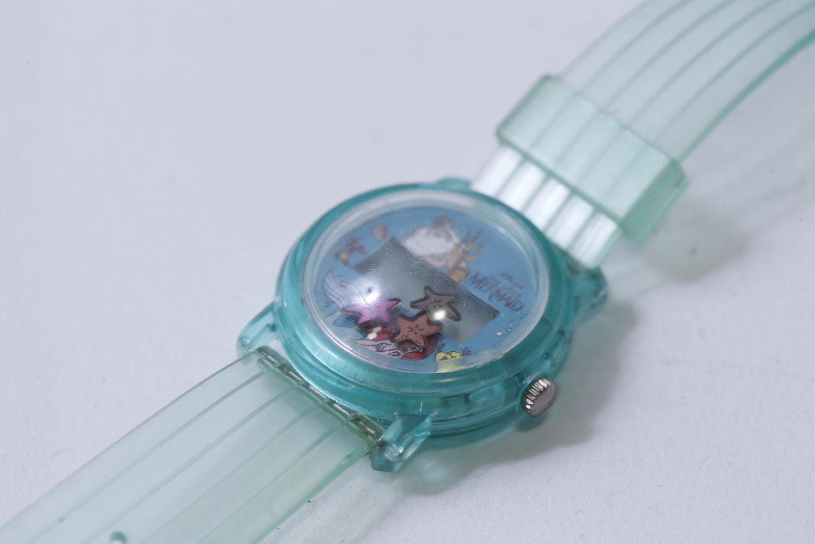 ディズニーストア、リトルマーメイド、1990年代、バブル腕時計、時計