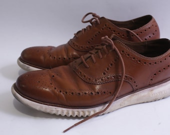 Cole Haan, Men’s, Zerogrand, Wingtip, Oxford, Leather, Shoes, Light Brown, Stylish, Fashionable, Footwear, ~ 230613-DICV 565